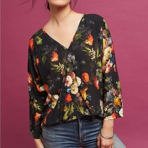 Anthropologie THE ODELLS Floral Blouse